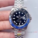 Swiss Replica Rolex GMT-Master II Batgirl Jubilee Men Watch NOOB Factory 3186 904L Steel